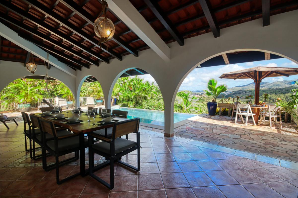 Location villa 4 chambres Trois Ilets Martinique - Terrasse et piscine